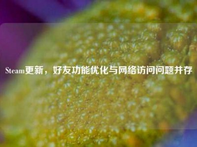 Steam更新，好友功能优化与网络访问问题并存