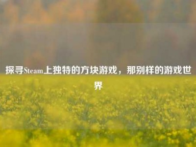 探寻Steam上独特的方块游戏，那别样的游戏世界