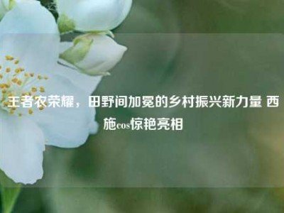 王者农荣耀，田野间加冕的乡村振兴新力量 西施cos惊艳亮相