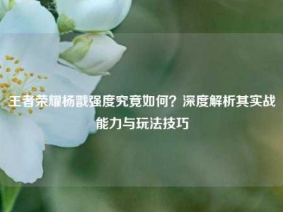 王者荣耀杨戬强度究竟如何？深度解析其实战能力与玩法技巧