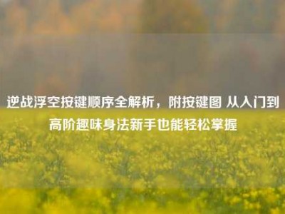 逆战浮空按键顺序全解析，附按键图 从入门到高阶趣味身法新手也能轻松掌握