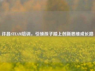 许昌STEAM培训，引领孩子踏上创新思维成长路