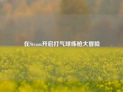 在Steam开启打气球练枪大冒险