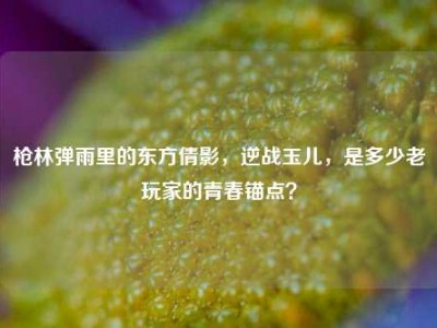 枪林弹雨里的东方倩影，逆战玉儿，是多少老玩家的青春锚点？