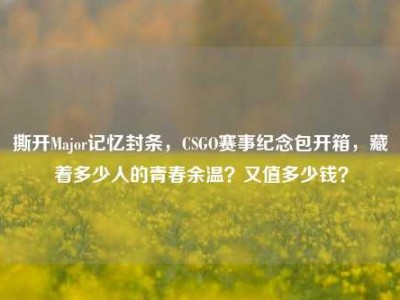 撕开Major记忆封条，CSGO赛事纪念包开箱，藏着多少人的青春余温？又值多少钱？
