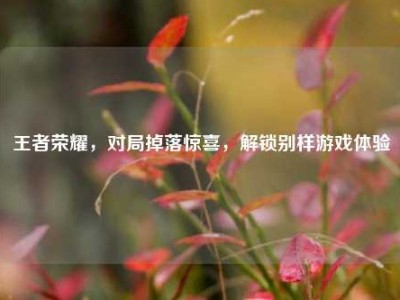 王者荣耀，对局掉落惊喜，解锁别样游戏体验
