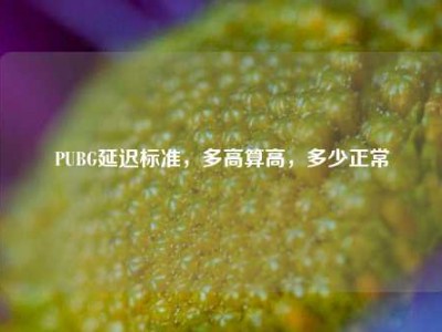 PUBG延迟标准，多高算高，多少正常