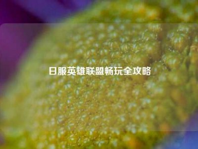 日服英雄联盟畅玩全攻略