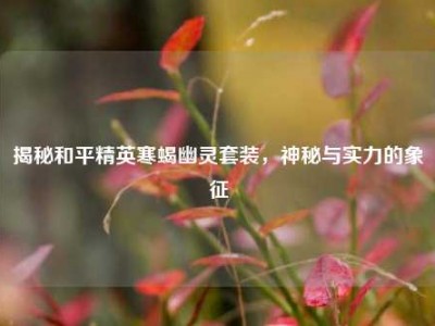 揭秘和平精英寒蝎幽灵套装，神秘与实力的象征