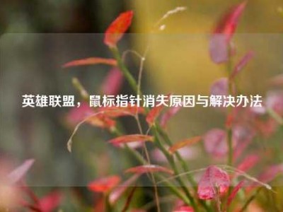 英雄联盟，鼠标指针消失原因与解决办法