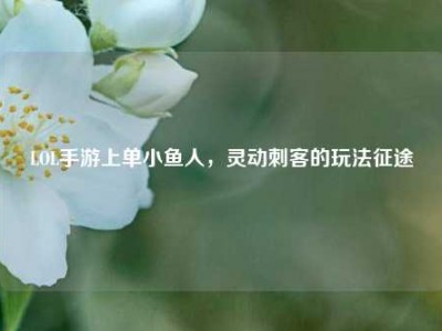 LOL手游上单小鱼人，灵动刺客的玩法征途