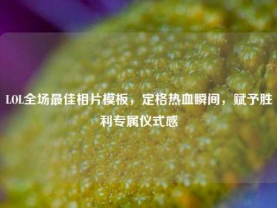 LOL全场最佳相片模板，定格热血瞬间，赋予胜利专属仪式感