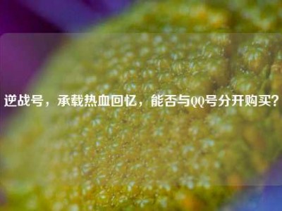 逆战号，承载热血回忆，能否与QQ号分开购买？