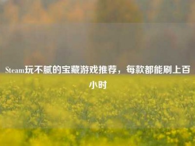Steam玩不腻的宝藏游戏推荐，每款都能刷上百小时