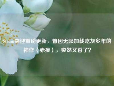 Steam突迎重磅更新，曾因无限加载吃灰多年的神作〈赤痕〉，突然又香了？