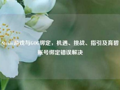 Steam游戏与GOG绑定，机遇、挑战、指引及育碧账号绑定错误解决