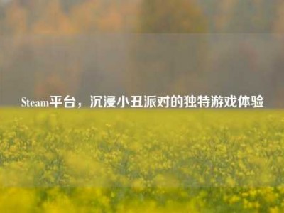 Steam平台，沉浸小丑派对的独特游戏体验
