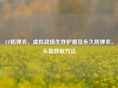 CF防弹衣，虚拟战场生存护盾及永久防弹衣、头盔获取方法