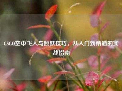 CSGO空中飞人与跳跃技巧，从入门到精通的实战指南