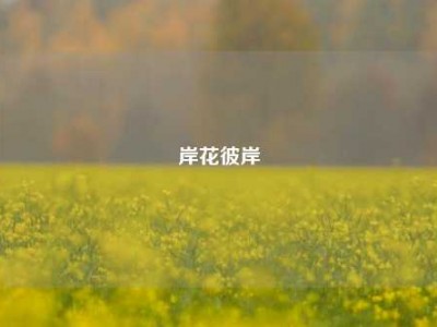 岸花彼岸