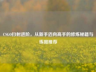 CSGO扫射进阶，从新手迈向高手的修炼秘籍与练图推荐