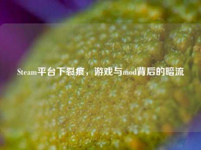 Steam平台下裂痕，游戏与mod背后的暗流