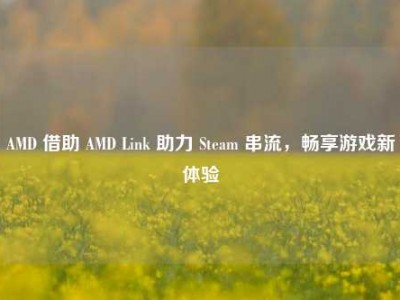 AMD 借助 AMD Link 助力 Steam 串流，畅享游戏新体验