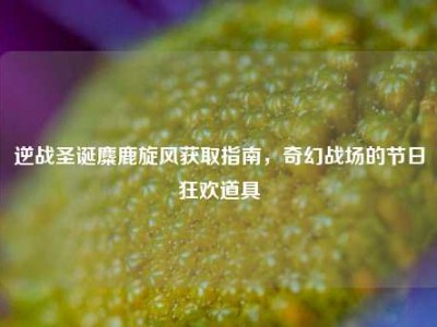 逆战圣诞麋鹿旋风获取指南，奇幻战场的节日狂欢道具