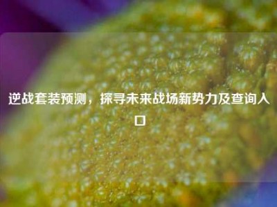 逆战套装预测，探寻未来战场新势力及查询入口