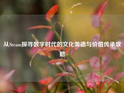 从Steam探寻数字时代的文化美德与价值传承攻略