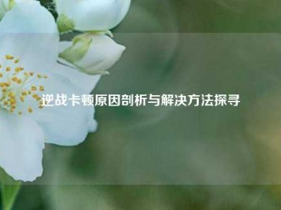 逆战卡顿原因剖析与解决方法探寻