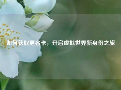 如何获取更名卡，开启虚拟世界新身份之旅