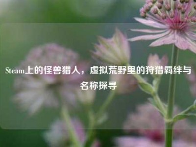 Steam上的怪兽猎人，虚拟荒野里的狩猎羁绊与名称探寻