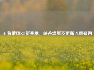 王者荣耀S20新赛季，峡谷焕新及更新流量疑问