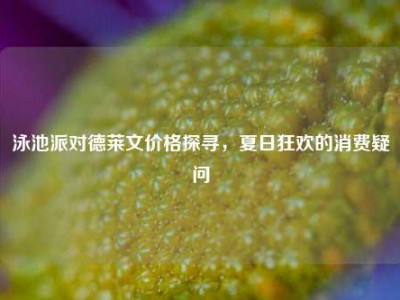 泳池派对德莱文价格探寻，夏日狂欢的消费疑问