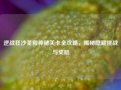 逆战狂沙圣殿神秘关卡全攻略，揭秘隐藏挑战与奖励