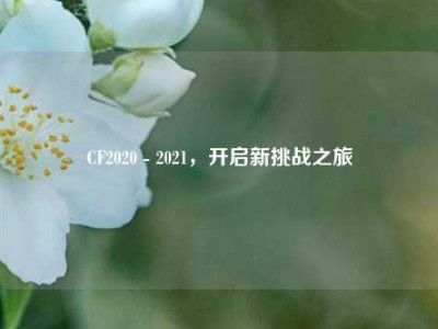 CF2020 - 2021，开启新挑战之旅