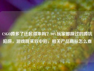 CSGO蹲多了还起得来吗？90%玩家都踩过的蹲坑陷阱，游戏现实双中招，相关产品商标怎么查
