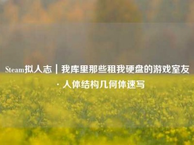 Steam拟人志｜我库里那些租我硬盘的游戏室友·人体结构几何体速写