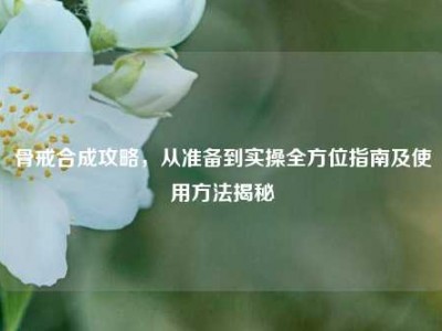 骨戒合成攻略，从准备到实操全方位指南及使用方法揭秘