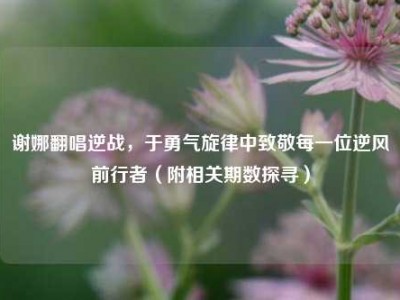 谢娜翻唱逆战，于勇气旋律中致敬每一位逆风前行者（附相关期数探寻）