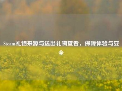 Steam礼物来源与送出礼物查看，保障体验与安全