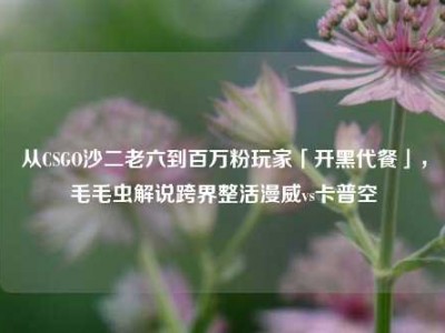 从CSGO沙二老六到百万粉玩家「开黑代餐」，毛毛虫解说跨界整活漫威vs卡普空