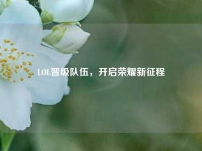 LOL晋级队伍，开启荣耀新征程
