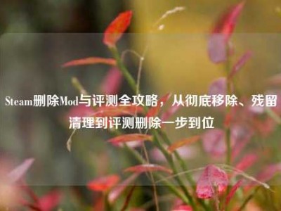 Steam删除Mod与评测全攻略，从彻底移除、残留清理到评测删除一步到位