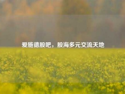 爱施德股吧，股海多元交流天地
