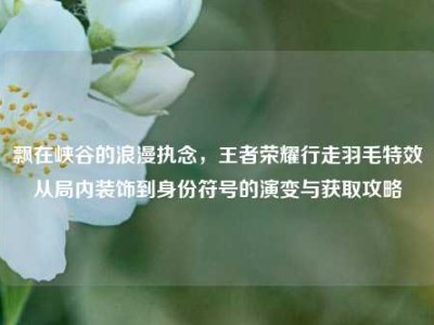 飘在峡谷的浪漫执念，王者荣耀行走羽毛特效从局内装饰到身份符号的演变与获取攻略