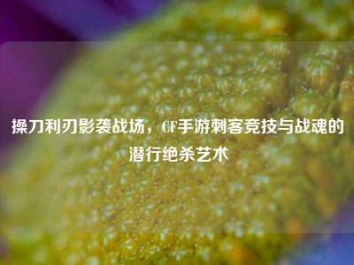 操刀利刃影袭战场，CF手游刺客竞技与战魂的潜行绝杀艺术