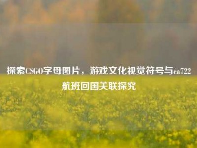 探索CSGO字母图片，游戏文化视觉符号与ca722航班回国关联探究
