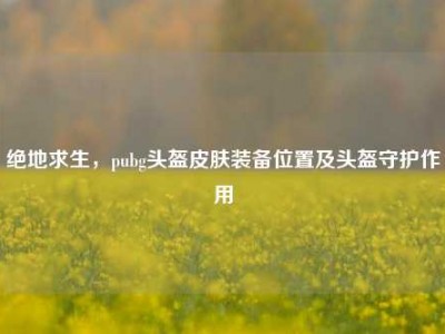 绝地求生，pubg头盔皮肤装备位置及头盔守护作用